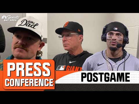 Bob Melvin, Logan Webb and Willy Adames react to Giants’ win vs. Athletics | NBC Sports Bay Area