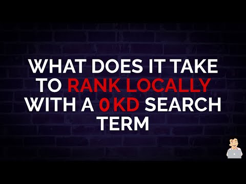 What Does It Take To Rank Locally With A 0 KD Search Term #shorts