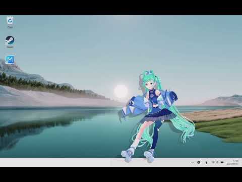 Desktop Mate 初音ミク「マジカルミライ2025 Ver.」のボイスと動きはこんな感じ。