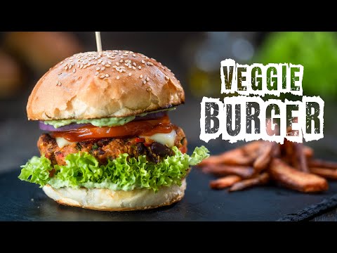 The Best Veggie Burger Recipe - Sweet Potato Burger Patties
