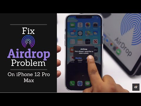 Fix AirDrop Not Working on iPhone 12 Pro Max 2021 (iOS 14)