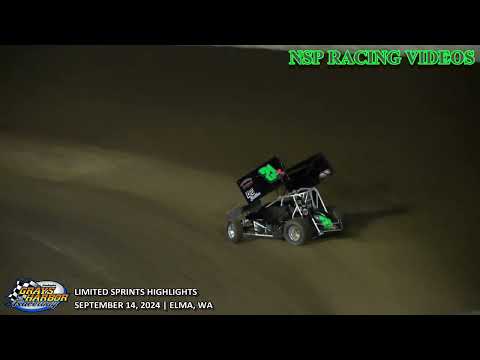 September 14, 2024 Limited Sprints Highlights Grays Harbor Raceway - dirt track racing video image