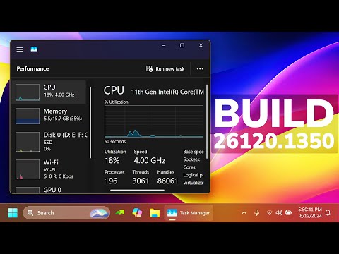 New Windows 11 Build 26120.1350 – New Start Menu All Apps Section, New Task Manager and Fixes (Dev)