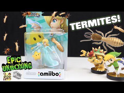 Invisible Termites destroy Rosalina Amiibo! Epic Unboxing (skit) Super Smash Bros Wii U Toys - UCC-RHF_77zQdKcA75hr5oTQ