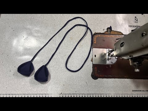 Kapde ki dori banana | blouse patli dori tutorial | Loop turner @artofclothes