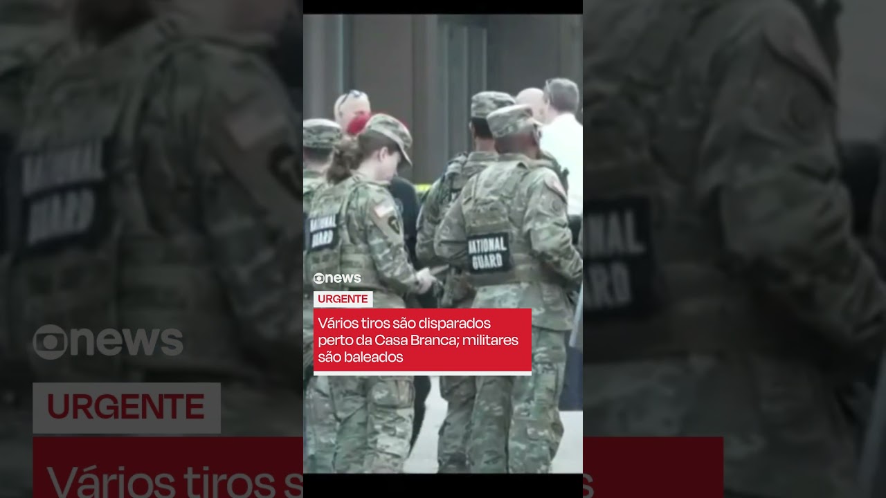 Vários tiros são disparados perto da Casa Branca militares são baleados