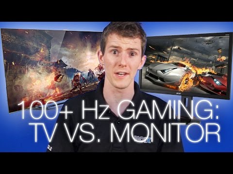 Are TVs as good as Monitors for Gaming? 144Hz Monitor vs 120Hz TV - UCjTCFFq605uuq4YN4VmhkBA