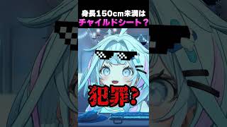 すうちゃんはチャイルドシートが義務？【ホロライブ切り抜き/水宮枢/FLO GLOW】#shorts