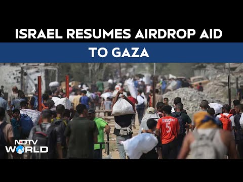 Israel Gaza War | Israel Resumes Airdrop Aid To Gaza Amid Backlash Over Deepening Hunger Crisis