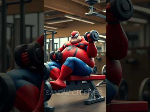 😂 Mota Spider man aur Moti Super Girl ko reject kiya 😱 #shorts #spiderman