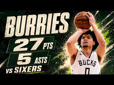 Brayden Burries 27 pts 5 asts vs Sixers 2026 Summer League
