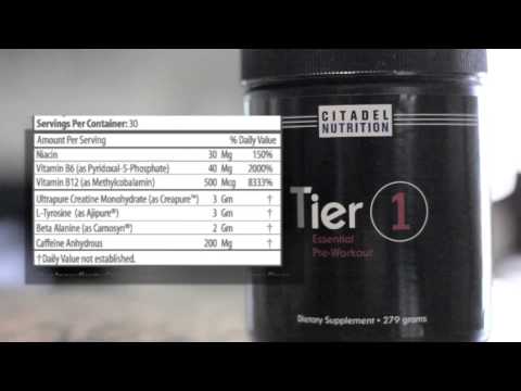 Best Pre Workout? Citadel Nutrition Tier 1 Overview and Review - UCNfwT9xv00lNZ7P6J6YhjrQ