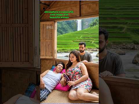 heavy rain in the village hut 🌧️natural rain sounds for sleeping #rain #asmrrain #villagelife