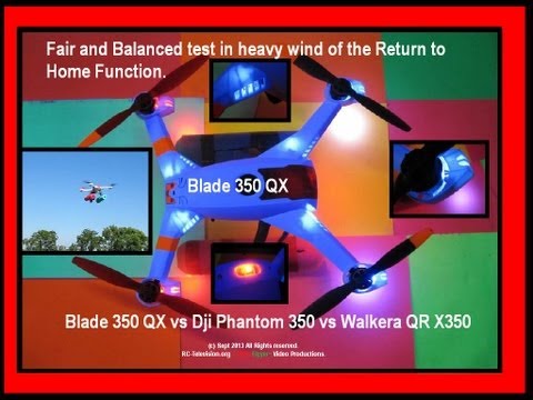 Blade 350 QX.  A Fair and Balanced review. Compare to Walkera QRX 350 and DJi Phantom side by side - UCvPYY0HFGNha0BEY9up4xXw