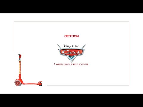 Jetson Disney Cars Light up Kick Scooter   A Guide to Your Ride