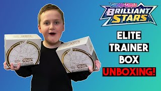 Lenny B - Pokemon Brilliant Stars Elite Trainer Box Unboxing
