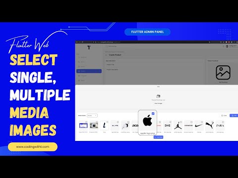 Create a Reusable Media Popup for Flutter E-Commerce Admin Panel | Image Selection Tutorial