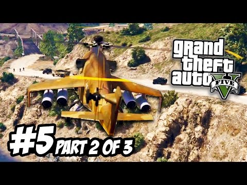 GTA 5 Heists #5 - MILITARY CONVOY AMBUSH! (Part 2 of 3) (GTA 5 Funny Moments) - UC2wKfjlioOCLP4xQMOWNcgg