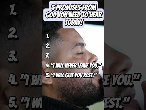 Top 5 Promises from God You Need to Hear Today! 🙏