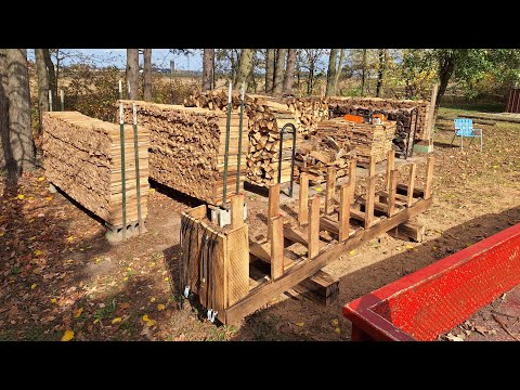 Easy Firewood Jig For Sawmill Cut Offs