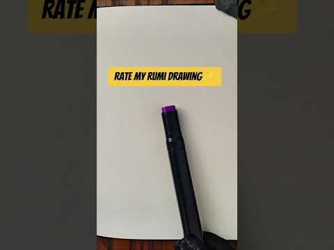 rate my art work | Rumi drawing