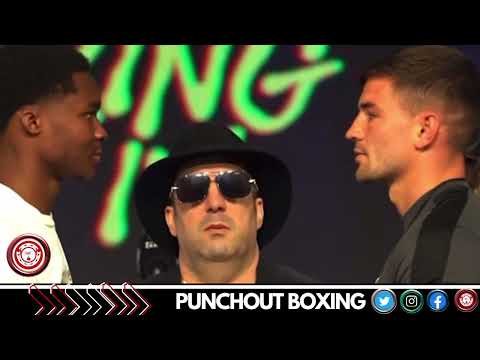 ABDULLAH MASON VS SAM NOAKES FACE OFF #ringmagazine #queensberrypromotions