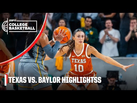 TEXAS SHOWDOWN  Texas Longhorns vs. Baylor Bears | Full Game Highlights | ESPN College Basketball video clip