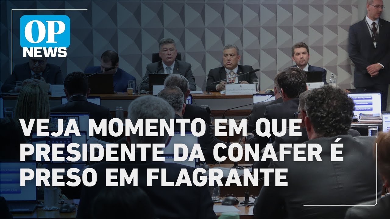 CPMI do INSS Veja momento em que presidente da Conafer é preso em flagrante l O POVO NEWS
