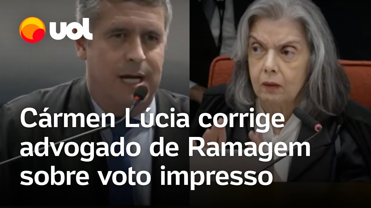 Cármen para advogado de Ramagem Sabe a diferença do processo eleitoral auditado e voto impresso