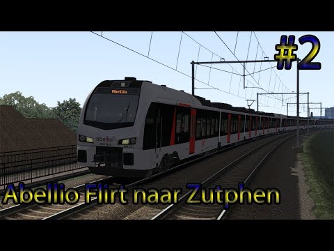 Testrit Abellio Flirt naar Zutphen - Train Simulator 2017 (Livestream #2)
