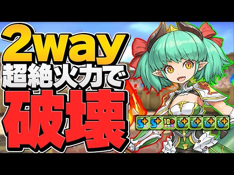 2way5個で1.6万倍完全カンスト！ミリーの火力が最強すぎて千手破壊確定！【パズドラ】