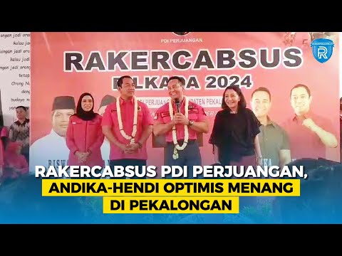 Rakercabsus PDI Perjuangan, Andika-Hendi Optimis Menang di Pekalongan