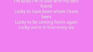 Jason Mraz feat. Colbie Caillat - Lucky lyrics