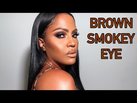 BROWN SMOKEY EYE MAKEUP TUTORIAL | MAKEUPSHAYLA - UCkdoEulAR52vggIUQYemeow