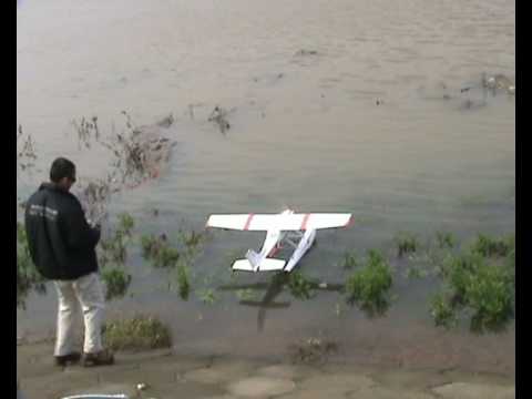 Big Electric Cessna with Floats Successful Flight - UCsFctXdFnbeoKpLefdEloEQ