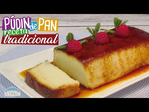 Pudin o budin de pan - Receta tradicional y muy fácil - Recetas paso a paso, tutorial - UC5ONfXPjWgqElh0NZaRJ1tg