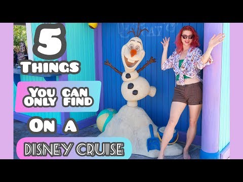 TOP 5 things you can only find on a Disney Cruise - UCYdNtGaJkrtn04tmsmRrWlw