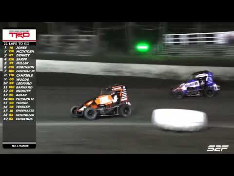 8.23 POWRi National Midget League at Macon Speedway | Highlights - dirt track racing video image