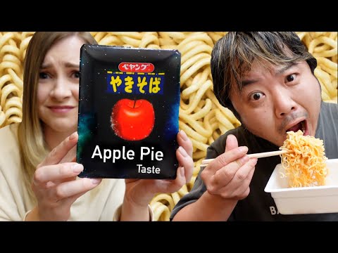 Japan Released APPLE PIE Flavour Instant Noodles π