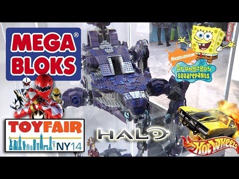 MEGA BLOKS at NY Toy Fair - HALO Scarab, Hot Wheels, Sponge Bob, Power Rangers, Kapow 2014 - UCHa-hWHrTt4hqh-WiHry3Lw