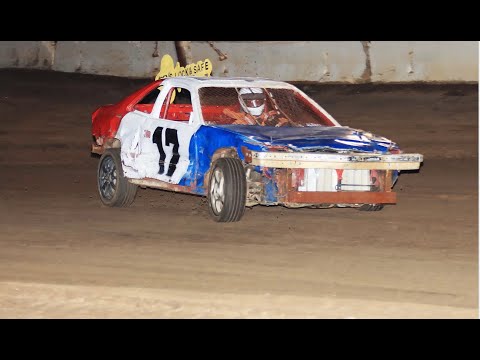 Perris Auto Speedway #17 Mini Stock roof cam 4-6-24 - dirt track racing video image