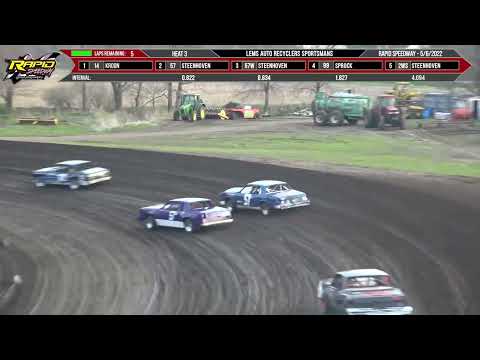 Sportsman | Rapid Speedway | 5-6-2022 - dirt track racing video image