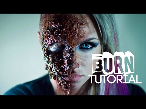 Gore Basics: Burns (Special FX Makeup Tutorial) - UCoziFm3M4sHDq1kkx0UwtRw