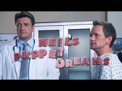 NEIL PATRICK HARRIS & NATHAN FILLION in DOCTOR'S OFFICE - Neil's Puppet Dreams - UCTAgbu2l6_rBKdbTvEodEDw