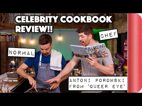 A Chef and Normal Review Celebrity Cookbooks! | Antoni Porowski from Queer Eye