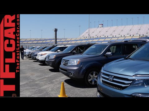 2016 Honda Pilot vs Explorer vs Pathfinder vs Highlander vs Traverse Mega Mashup Review - UC6S0jAvcapqJ48ZzLfva12g