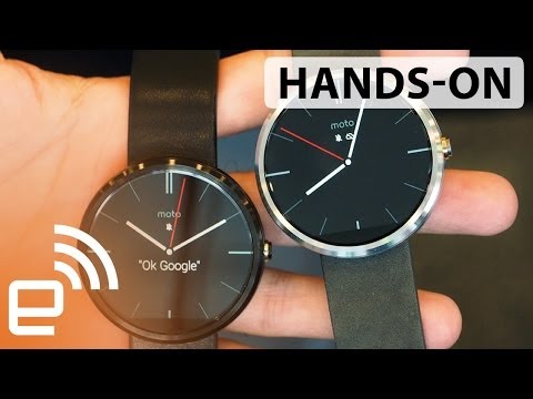 Moto 360 smartwatch hands-on | Engadget - UC-6OW5aJYBFM33zXQlBKPNA