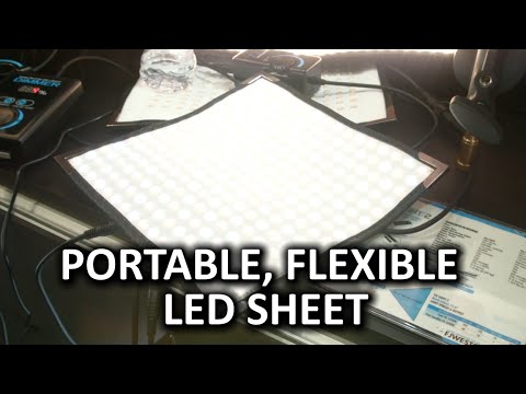 Westcott Flex - Portable LEDs, Amazing Form Factor - NAB Show 2015 - UCXuqSBlHAE6Xw-yeJA0Tunw