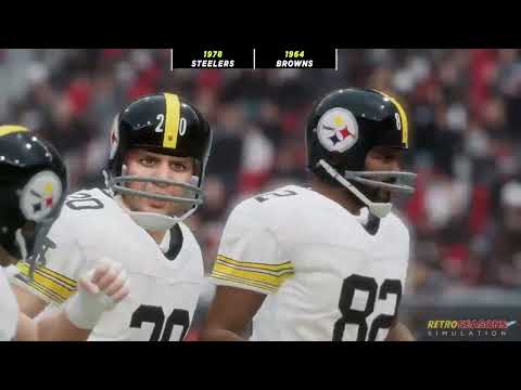 1978 Pittsburgh Steelers vs. 1964 Cleveland Browns • Full Game Simulation video clip