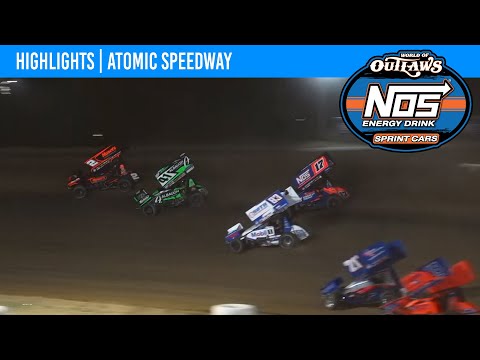 World of Outlaws NOS Energy Drink Sprint Cars | Atomic Speedway | May 24, 2024 | HIGHLIGHTS - dirt track racing video image